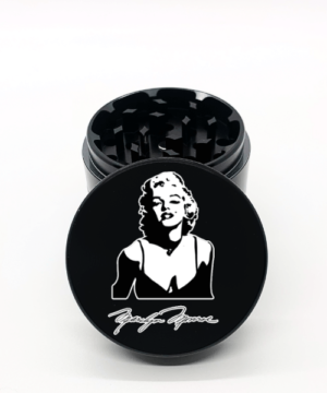 Alternative view of M. Monroe Laser Engraved Herb Grinder