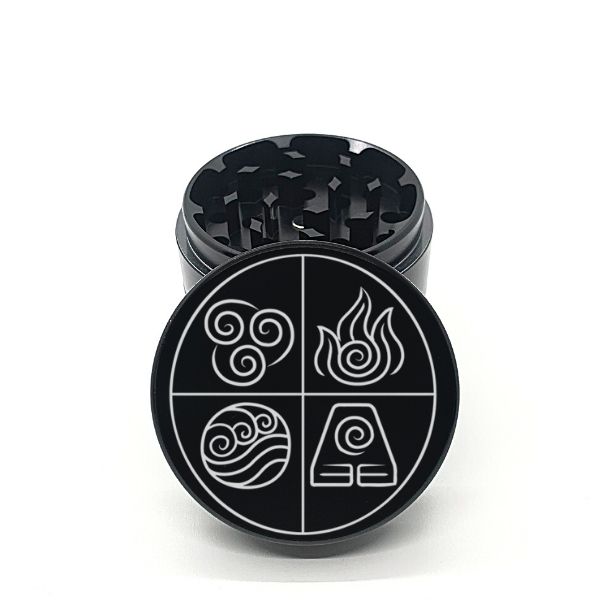 Four Elements Laser Engraved Herb Grinder - Image 2