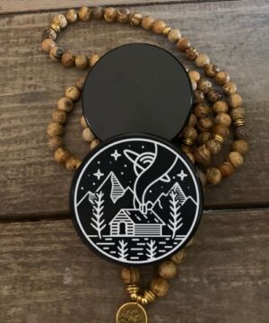 Cabin Laser Engraved Herb Grinder