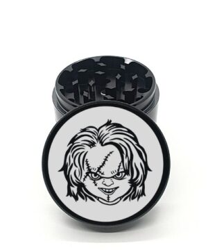Alternative view of Chucky Laser Engraved Herb Grinder