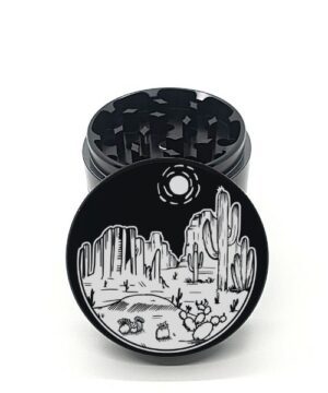 Alternative view of Desert Vibez Laser Engraved Herb Grinder