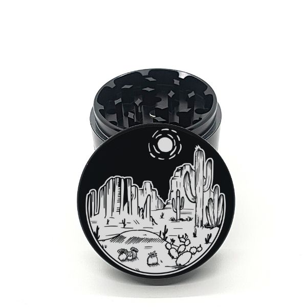 Desert Vibez Laser Engraved Herb Grinder - Image 2