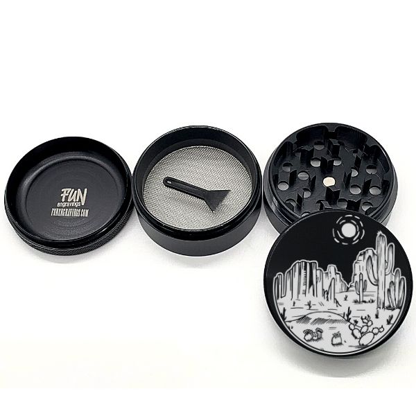 Desert Vibez Laser Engraved Herb Grinder - Image 3