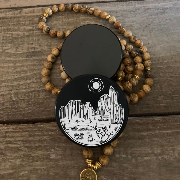Desert Vibez Laser Engraved Herb Grinder