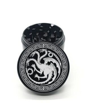Alternative view of GOT Dragons Laser Engraved Herb Grinder