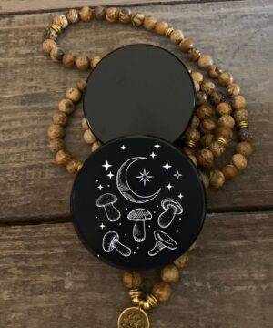 Moon Mushroom Laser Engraved Herb Grinder