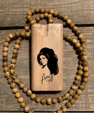 A. Winehouse Engraved Wood Dugout