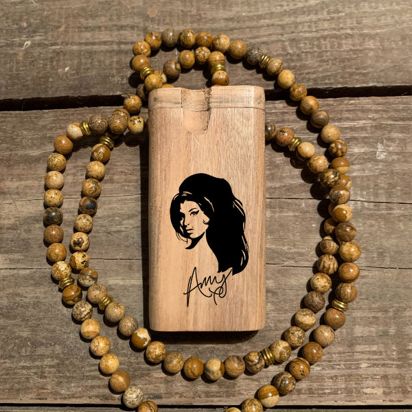 A. Winehouse Engraved Wood Dugout