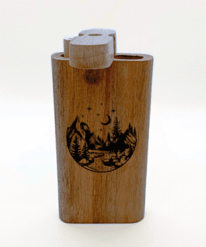 Alternative view of Camping Engraved Wood Dugout