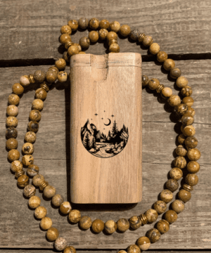 Camping Engraved Wood Dugout