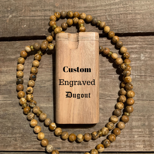 Custom Engraved Wood Dugout