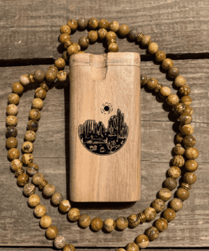 Desert Vibez Engraved Wood Dugout