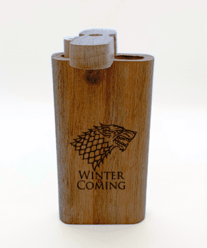 Alternative view of GOT Winter Engraved Wood Dugout