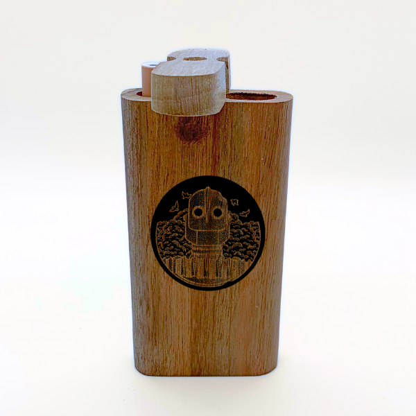 Iron Giant Engraved Wood Dugout - Image 2