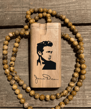 J. Dean Engraved Wood Dugout