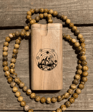 Solar System Engraved Wood Dugout