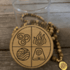 Four Elements Predesigned Laser Engraved Stash Jar