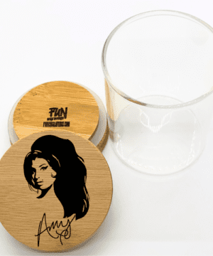 Alternative view of A. Winehouse Predesigned Laser Engraved Stash Jar