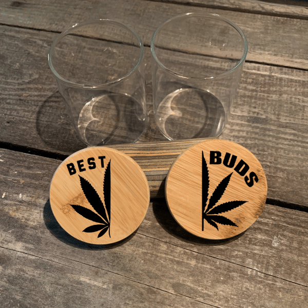 Best Buds Predesigned Engraved Stash Jar Set - Image 3