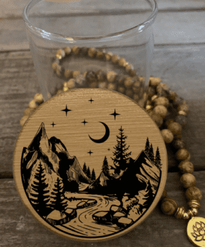 Camping Predesigned Laser Engraved Stash Jar