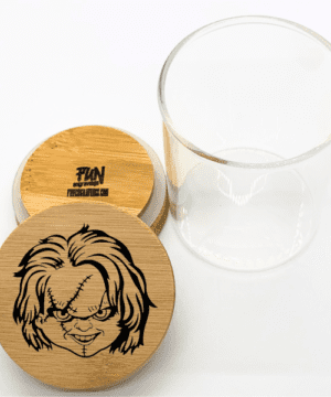 Alternative view of Chucky Predesigned Laser Engraved Stash Jar