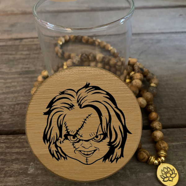 Chucky Predesigned Laser Engraved Stash Jar