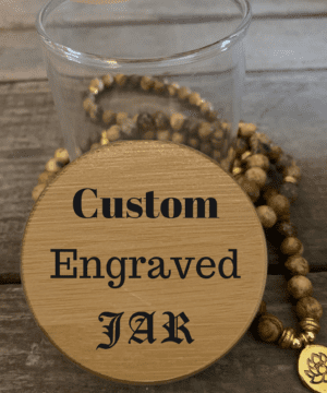 Custom Engraved Stash Jar
