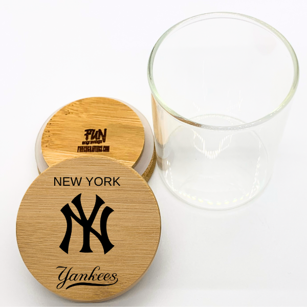 Customize Your Favorite Sports Team Logo Laser Engraved Stash Jar - Image 2