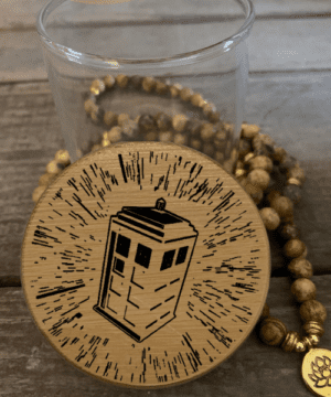 Tardis Predesigned Laser Engraved Stash Jar