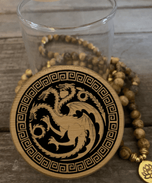 GOT Dragons Predesigned Laser Engraved Stash Jar