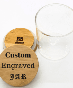 Alternative view of Custom Engraved Stash Jar