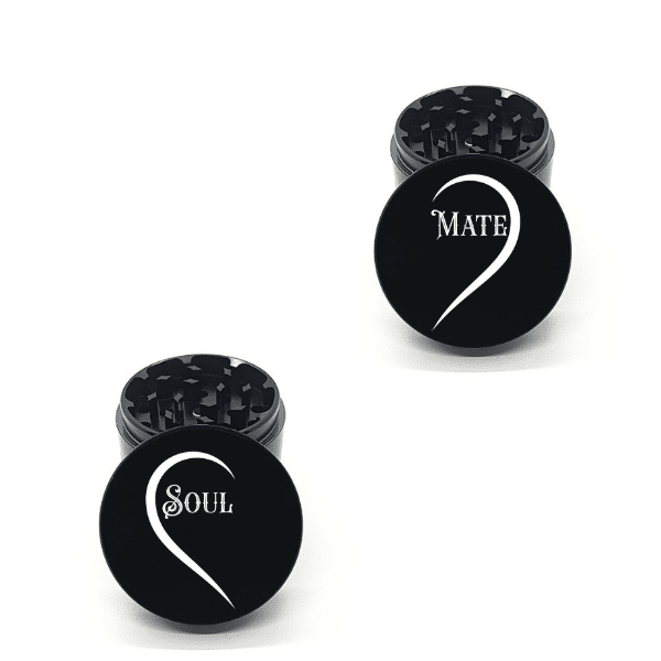 Soul Mate Couples Custom Engraved Grinder Set - 2 Pack