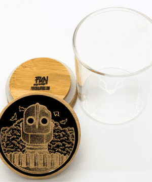 Alternative view of Iron Giant Predesigned Laser Engraved Stash Jar
