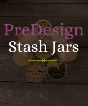 Predesigned Stash Jars