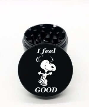 Alternative view of I Feel Good Laser Engraved Herb Grinder