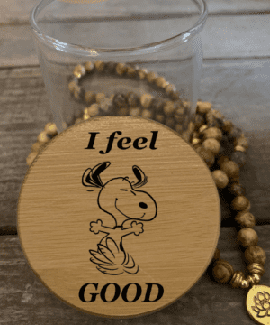 I Feel Good Predesigned Laser Engraved Stash Jar