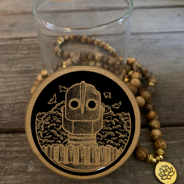 Iron Giant Predesigned Laser Engraved Stash Jar