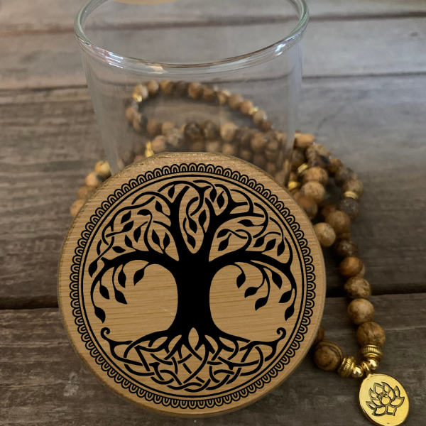 Tree of Life Predesigned Laser Engraved Stash Jar