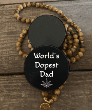 Worlds Dopest Dad Laser Engraved Herb Grinder