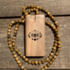 Dragonfly Moon Phase Laser Engraved Wood Dugout